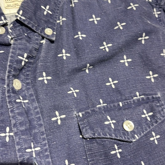 Men’s short sleeve Levi’s shirt (linen/cotton) - Picture 6 of 6